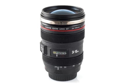 InGenious Camera Lens Mug with Lid