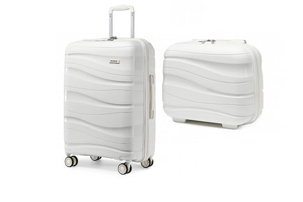 Kono Lightweight Hard Shell Suitcase - 3 Sizes & Colours