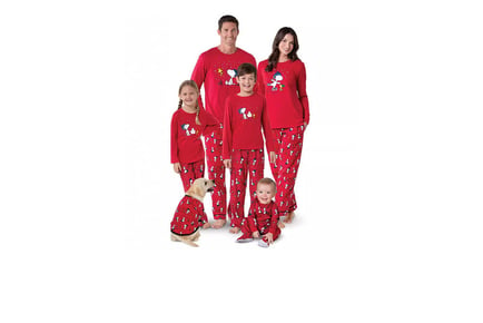 Snoopy Inspired Family Christmas Pajamas Set - Bundle Option!