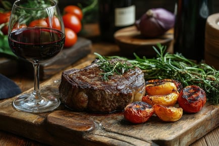 4* Sirloin Steak Dinner & Wine for 2 at The Crown Inn, Bristol