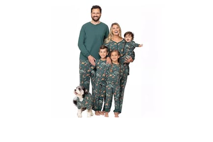 Festive Animal Matching Christmas Pajama Set - Bundle Option