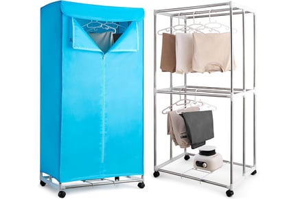 1300W Foldable Heated Clothes Dryer!