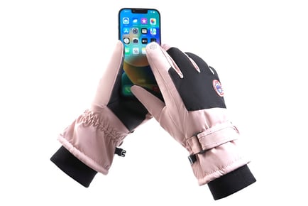 Unisex Canada Goose-Inspired Thermal Ski Gloves - 6 Colours