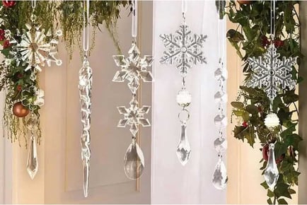 10-Piece Xmas Tree Hanging Ornaments Set