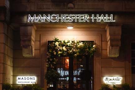 George Michael Tribute Experience: 2 Course Dinner & Fizz - Manchester Hall