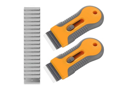 Multi-Purpose Plastic Scraping Tool - 3 Colours & 3 Blade Options