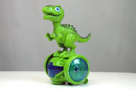 Kids' Dinosaur Balance Toy Car with Light-Up Wheels