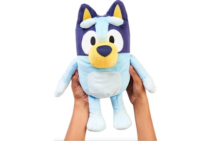 Kid's Interactive Chatty Blue Plush Pup Toy