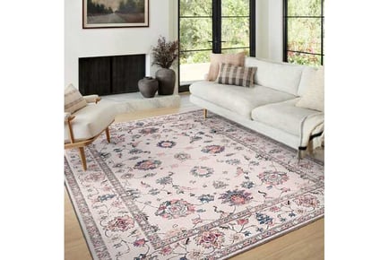 Bohemian Vintage Non-Slip Floor Carpet