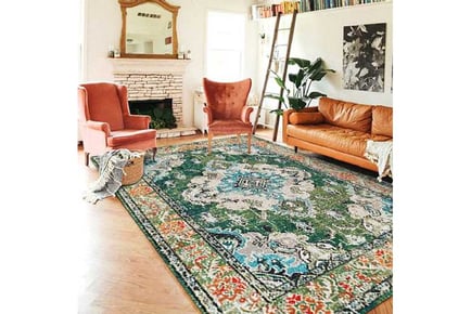 Bohemian Vintage Non-Slip Floor Carpet