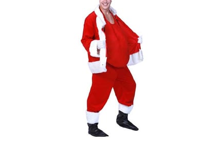 Unisex Santa Padded Belly Costume