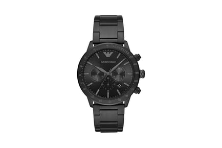 Emporio Armani Men's Mario Chronograph Watch - 1Yr Warranty