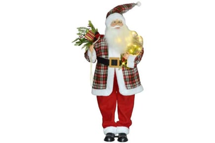 4'3" Animated Santa Figure - 2 Options