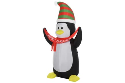 2.4m Outdoor LED Inflatable Penguin