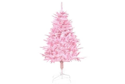 4ft Pink Pop-up Xmas Tree, Holiday Decor