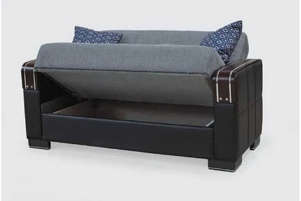 Imperial Fabric 3+2 Storage Sofa Bed