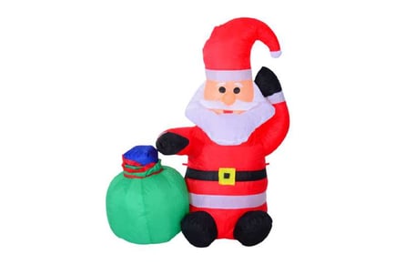 Inflatable Santa Claus 120cm w/ LED