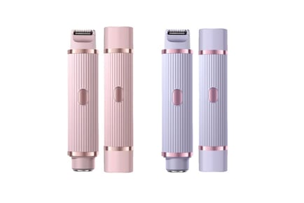 Women's Double Head Electric Shaver - Purple or Pink