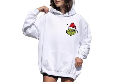 Grinch Era Inspired Christmas Hoodie, 7 Sizes, 3 Colours