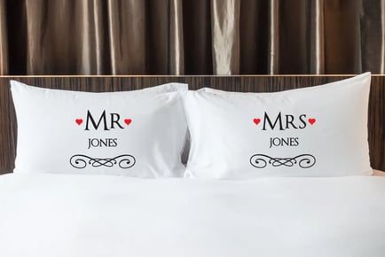 Personalised Mr & Mrs Pillowcases!