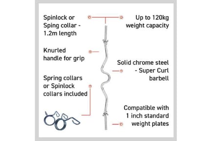 Super Curl Barbell Bar