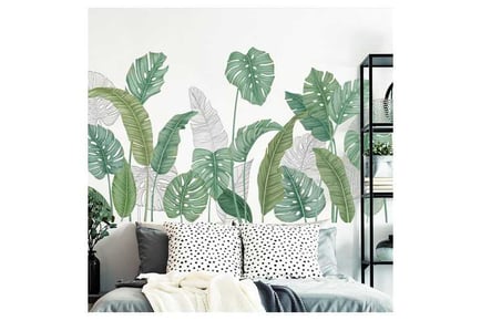 Self-adhesive Green Plant Wall Sticker