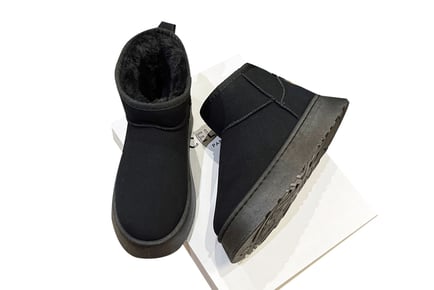 Ugg Inspired Women's Thick Sole Snow Boots - 5 Sizes, 2 Colours