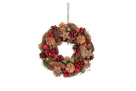 Christmas Artificial Hanging Wreath Decor