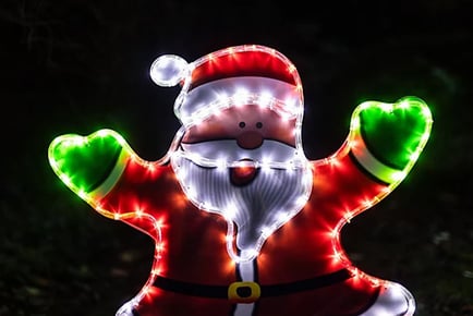 Outdoor Santa Light