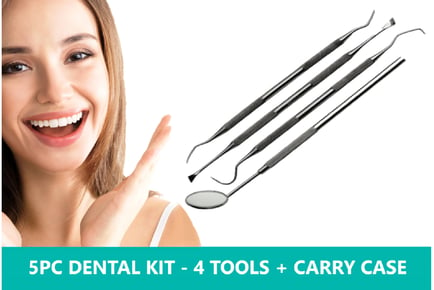 Glamza 5pc Dental Cleaning Kit