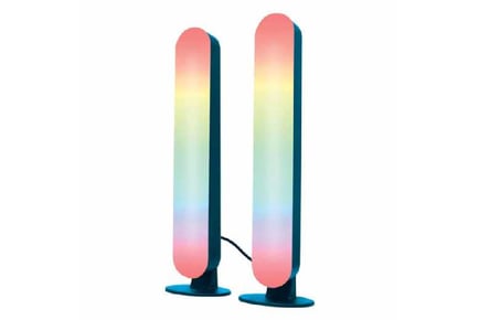 Set of 2 Sound Activated LED Light Bars