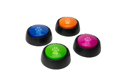 Recordable Dog Buttons Set 4