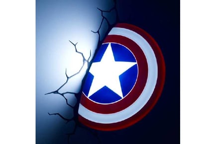 Captain America Shield 3D Deco Light