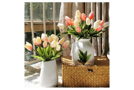 20Pcs Artificial Tulip Flowers