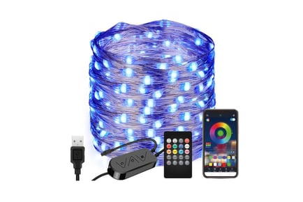 App-Controlled SMART LED Christmas Tree Lights - 5m & 10m