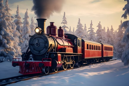 Santa's Magical Express at Kiddieland Amusement Park, Meet Santa & Get a Free Gift! - Portrush