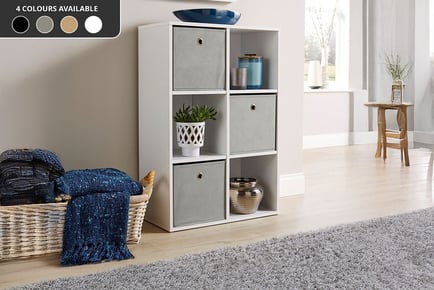 6 Cube Storage Unit - 4 Colours