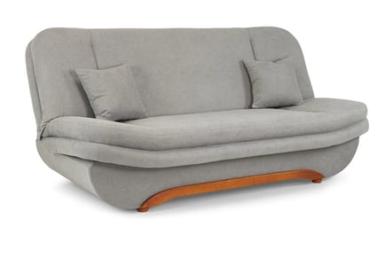 Weronika Grey 3-Seater Sofa Bed with Storage