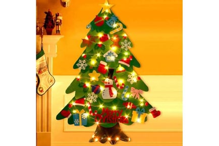 98cm DIY Felt Xmas Tree Ornament Kit