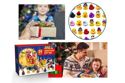 Christmas Rubber Duck Toy Advent Calendar - 4 Styles