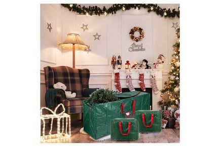 3Pcs Waterproof Christmas Storage Bag