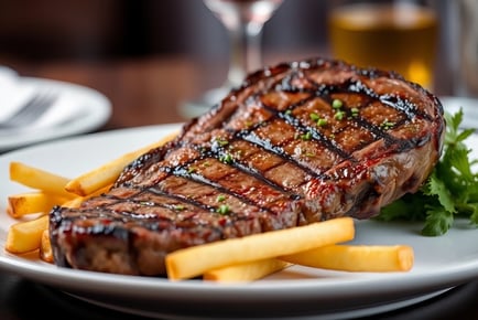 BonBon Kensington: Steak, Fries & Wine For 2