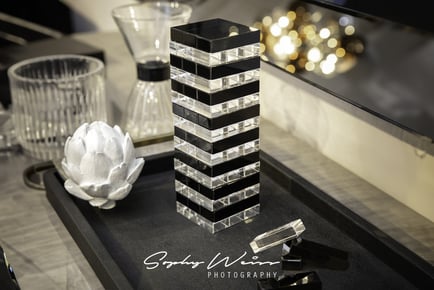 Jan Kauf Luxury Acrylic Jenga -Tumbling Tower Game