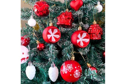 Red Balls Christmas Tree Decoration