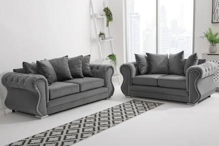 Falcon Scatterback Upholstered Sofa Range - 4 Options, 6 Colours