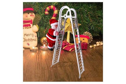 Electric Climbing Santa Claus Decor