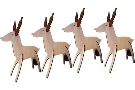 Make Your Own Wooden Reindeer - 24Cm