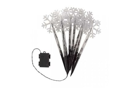 Snow Decor Stakes Set Of 8