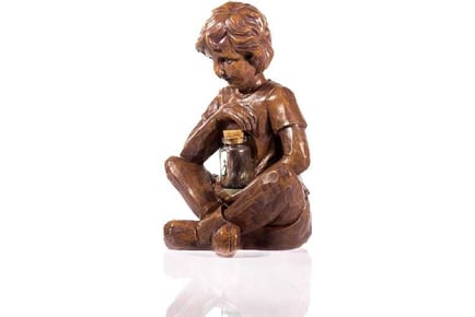 Solar Child With Firefly Jar