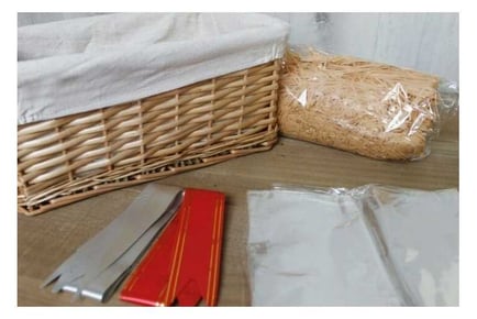 Wicker Hamper Basket With Liner